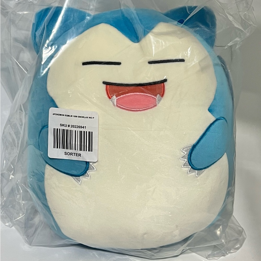 Snorlax Pokemon Squishmallow 10 inch